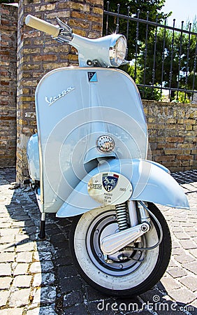Classic Italian scooter Editorial Stock Photo