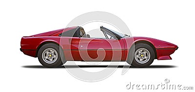 Ferrari GTS classic premium sport car Editorial Stock Photo