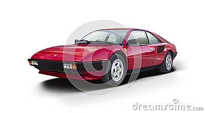 Ferrari Mondial isolated Editorial Stock Photo