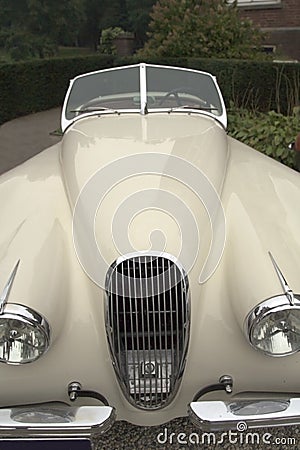 Classic jaguar automobile Stock Photo