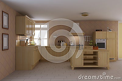 Classic kitchen Stock Photo