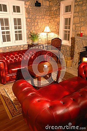 Classic living room Stock Photo