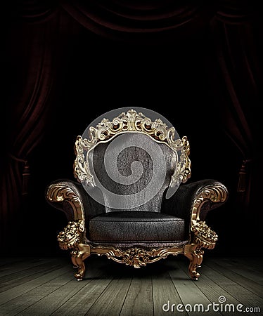 Classic luxury chair Stock Photo