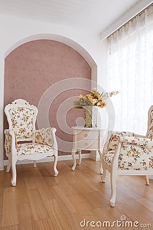 Classic luxury interior Stock Photo