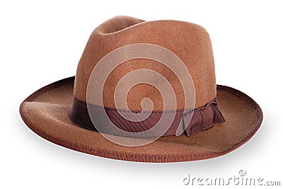 Classic mens hat Stock Photo