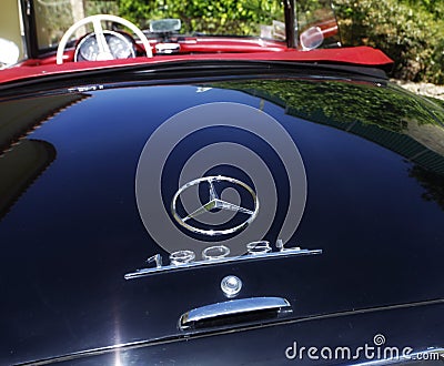 Classic Mercedes Benz 190 SL Editorial Stock Photo