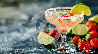 Classic Mexican Margaritas Stock Photo