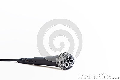 Classic Microphone Stock Photo