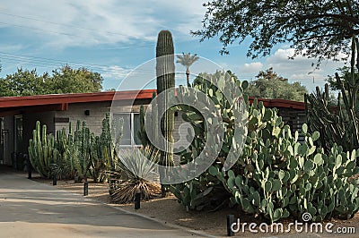 Classic midcentury architecture, Phoenix, Arizona Stock Photo