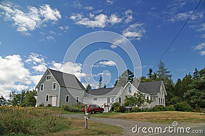 Classic New England House, Stock Photo