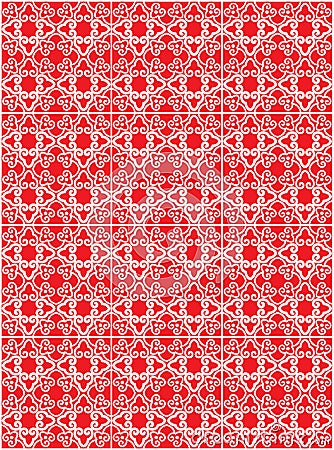 Classic Oriental East Pattern Background Vector Illustration