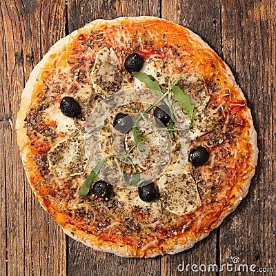 Classic pizza Stock Photo