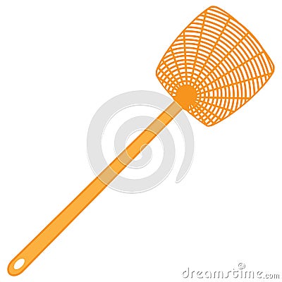 Classic plastic fly swatter Vector Illustration