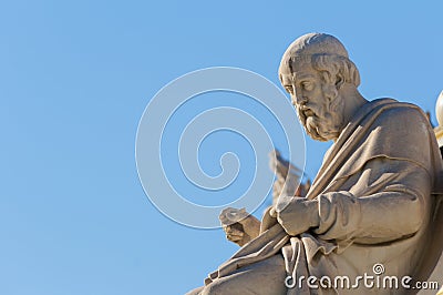 Classic Plato statue Stock Photo