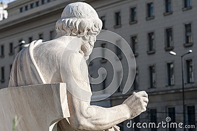 Classic Plato statue Stock Photo