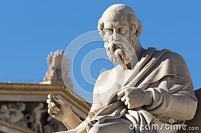 Classic Plato statue Stock Photo