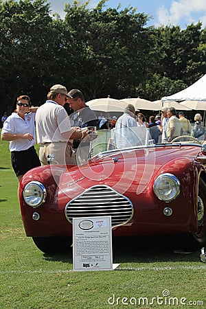 Classic rare 1940s british sporst car Editorial Stock Photo