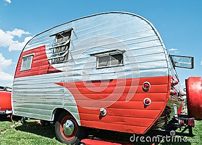 Classic recreational vehicle Stock Photo