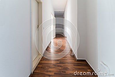 Classic Residential Appartment Hallway Stock Photo