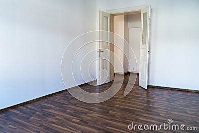 Classic Residential Appartment Room Wall Stock Photo