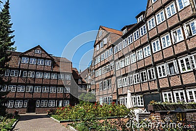 Classic residential buildings in Neustadt, Hamburg, Germany Stock Photo