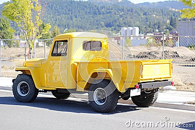 Classic restored Willys Jeep Editorial Stock Photo