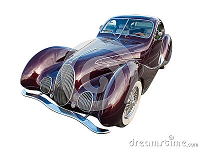 Classic retro car Stock Photo