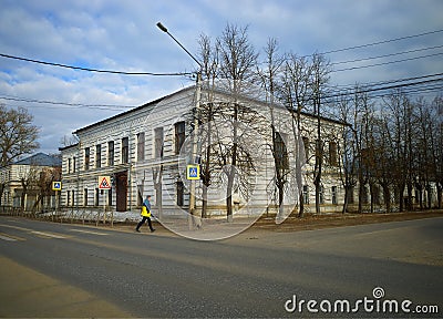 Classic Russian architecture building background hd Editorial Stock Photo