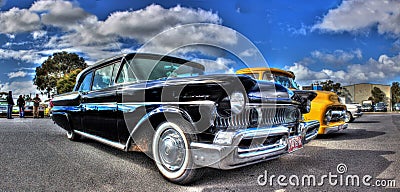 Classic 1950s American Ford Mercury Editorial Stock Photo