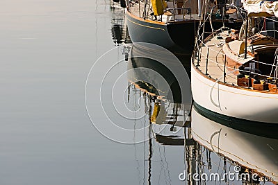 Classic sail boats Stock Photo