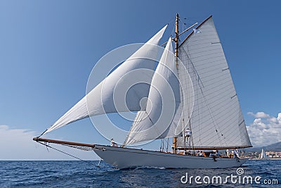 Classic sailing yacht Editorial Stock Photo