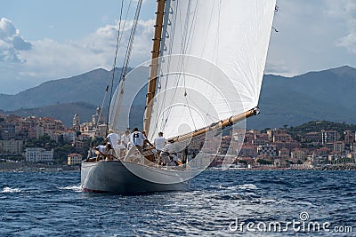 Classic sailing yacht Editorial Stock Photo