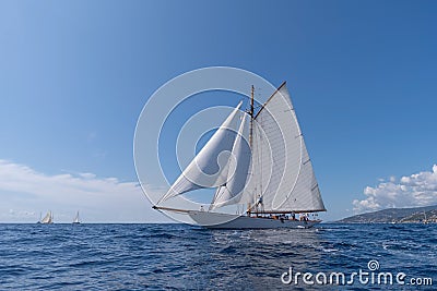 Classic sailing yacht Editorial Stock Photo