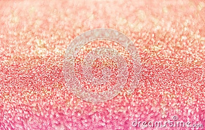 Classic salmon orange and pink glitter background Stock Photo