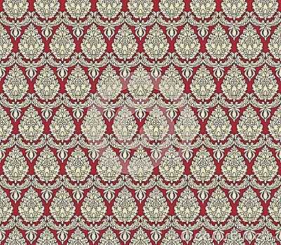 Classic seamless pattern. Damask orient colorful ornament. Classic vintage background. Orient ornament for fabric, wallpaper and Stock Photo