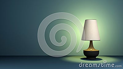 Classic simple floor lamp Stock Photo