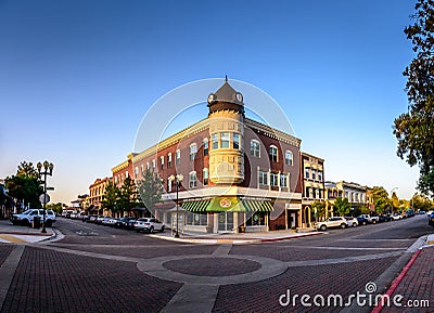 Downtown Paso Robles Editorial Stock Photo