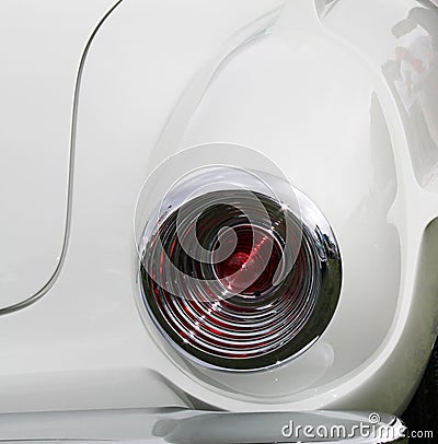 Classic sports car artistic tail lamp Stock Photo