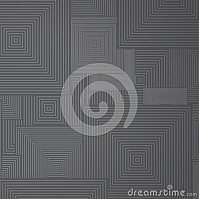 Classic square line vector pattern background Stock Photo