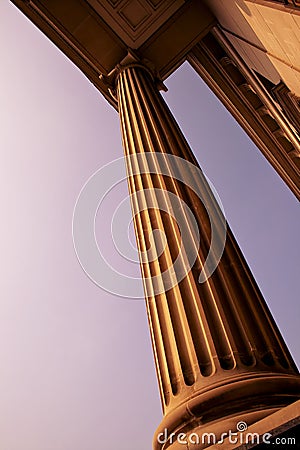 Classic Stone Column, London, UK Stock Photo