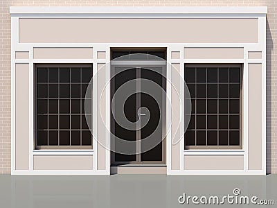 Classic store facade Stock Photo