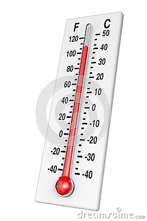 Classic Thermometer Stock Photo