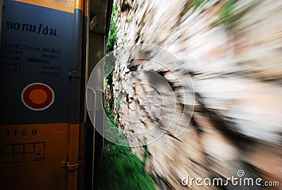 Classic train is the transportation on railway in thailand Editorial Stock Photo