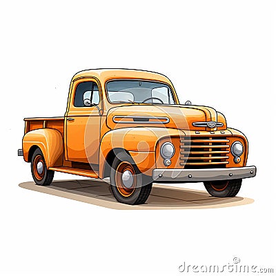 Capable Pickup Truck in OffRoad and OnRoad Use Stock Photo