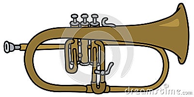 Classic trumpet Vector Illustration