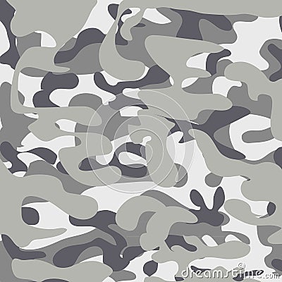 Classic urban military camuoflage pattern Vector Illustration