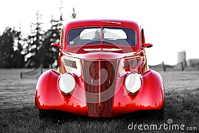 Classic vintage car Stock Photo