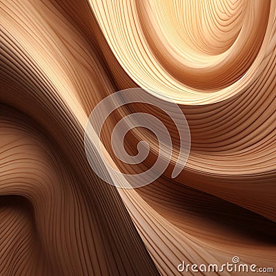 Classic Walnut Timber Elegance Stock Photo