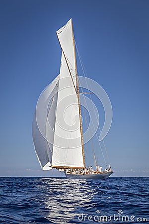 Classic Yacht Regatta - Shooner ELENA Editorial Stock Photo