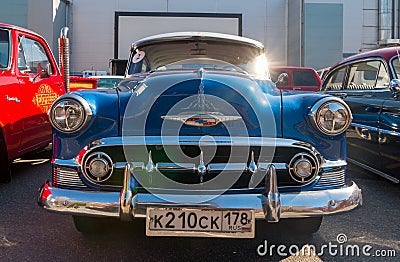 Classical american car Chevrolet 210 (1G) '53-54 Editorial Stock Photo